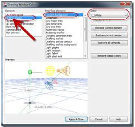 Image result for AutoCAD Drawing Background Color