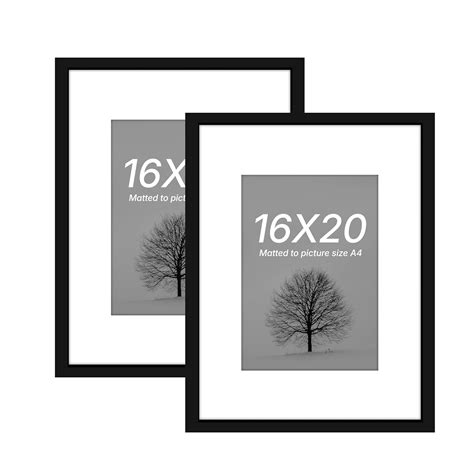 Art Street Synthetic Document Large Size Wall Photo Frame, Set Of 2 Big ...