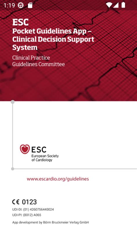 ESC Pocket Guidelines - App on Amazon Appstore