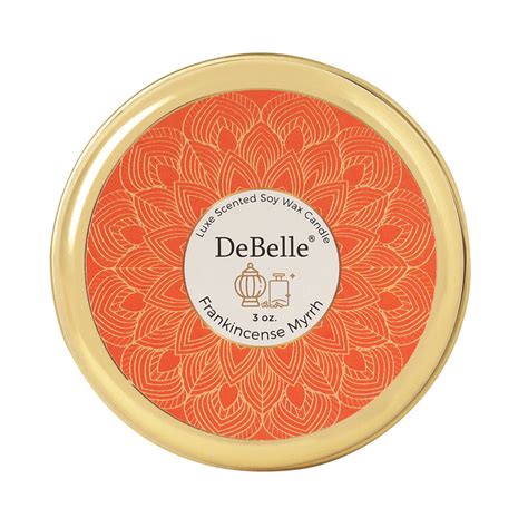 DeBelle Luxe Scented Soy Wax Candle Frankincense Myrrh | DeBelle ...