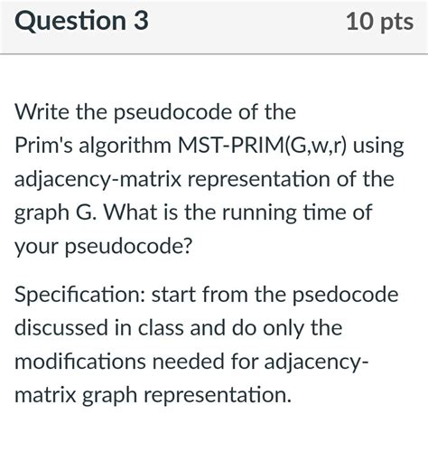 Image result for Prim's Algorithm Pseudocode