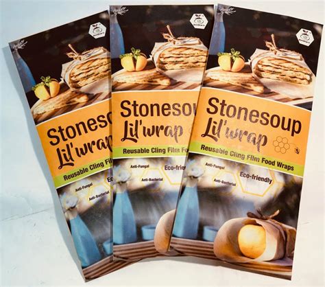 STONESOUP LIL'WRAP-REUSABLE CLING FILM FOOD WRAPS – Stonesoup Shop