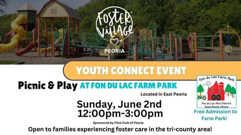 Youth Connect Event: Picnic & Farm Park, Fon du Lac Farm Park, East ...