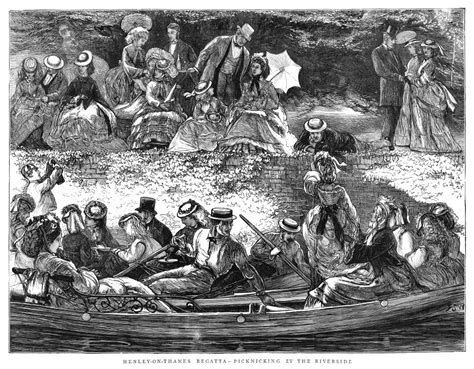 Royal Henley Regatta 1872 Nriverside Picnic During The Royal Henley ...