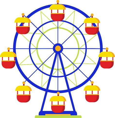 Ferris wheel clipart. Free download transparent .PNG | Creazilla