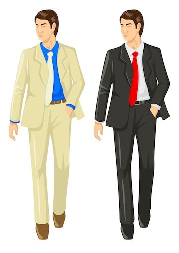 Cartoon Man in Suit Clip Art 的图像结果