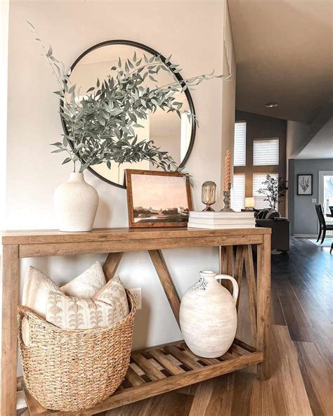 Entry Table Decor Ideas For Farmhouse Farmhouse Entryway Table Ideas