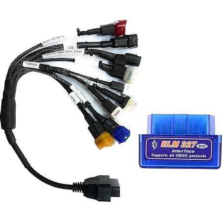 Robostore India RSI Universal OBD OBD 2 Bike Scanner Cable+ Elm327 for ...