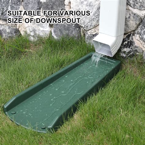 Snapklik.com : Plusgutter Rain Gutter Downspout Splash Block, Gutter ...