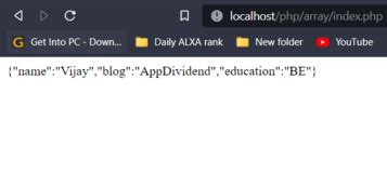 Image result for JSONArray Example in PHP