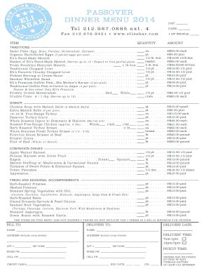 68+ Free Editable Dinner Menu Templates in MS Word [DOC] | pdfFiller