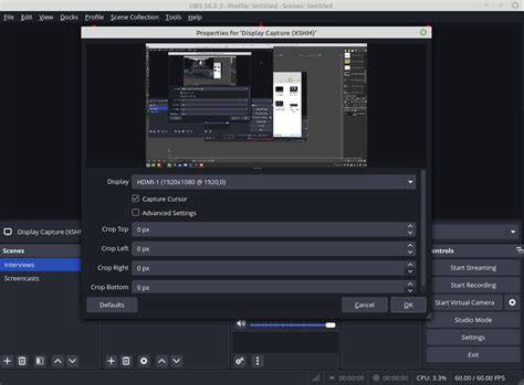 OBS Studio How to Capture Screen 的图像结果