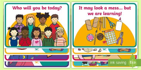 Deconstructed Role Play Early Years Display Posters | EYFS