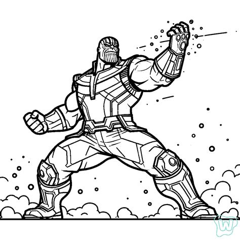 37 Thanos Coloring Pages - Printable PDF Pages