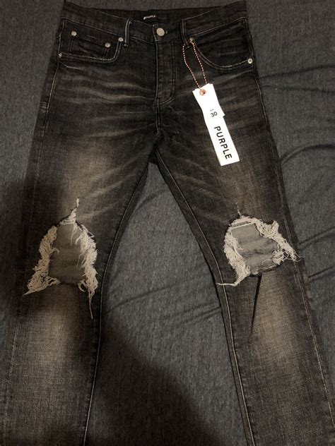 Purple Brand PURPLE JEANS - GREY BLOWOUT *New* | Grailed