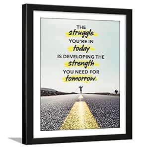 Khushi_kart Inspiring Motivational Quotes Framed Poster pack of 1 ...