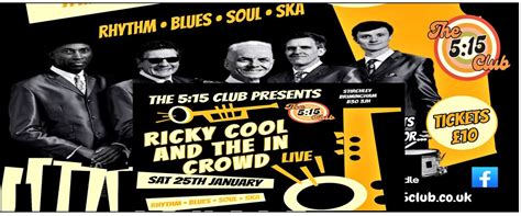 Ricky Cool And The In Crowd live at The 5:15 Club, Unit 7 Lifford Lane ...