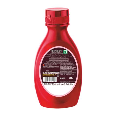 Buy Hershey's Strawberry Syrup at Best Price | Hershey's India