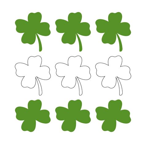 Shamrock Printable Template - prntbl.concejomunicipaldechinu.gov.co