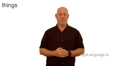 things in ASL - Example # 3 - American Sign Language