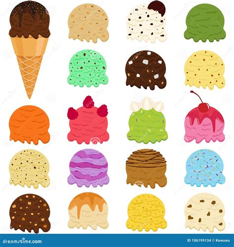 Ice Cream Cone Scoop Clip Art