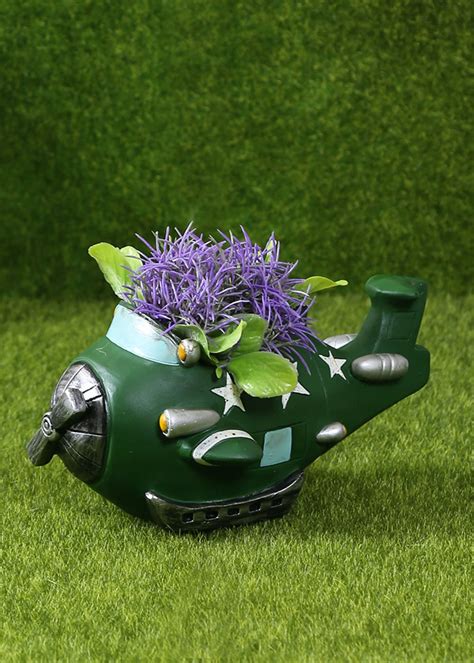 Get Helicopter Style Green Planter Pot at ₹ 1149 | LBB Shop