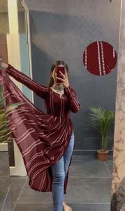 YAGNIK FASHION Women Striped Straight Kurta - Buy YAGNIK FASHION Women ...