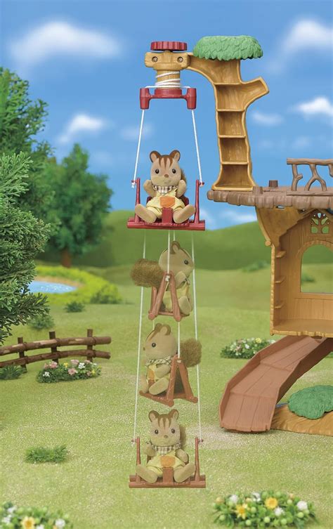 Buy Calico Critters Adventure Treehouse Gift Set - Camping Edition ...
