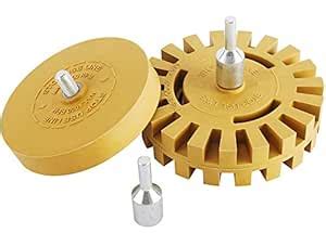 Toolly Car Decal Remover Wheel Set - Universal Pinstripe Sticker Eraser ...