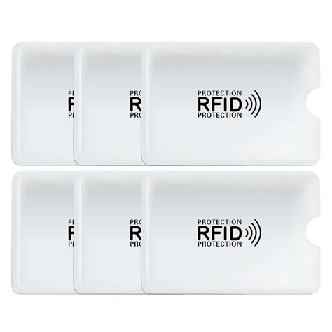 RFID Blocking Sleeve - 6 Pack - Credit Card Protector Sleeve - Sirius ...