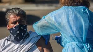 Photos: COVID-19 testing is done at Bagdouma Park in the city of Coachella.