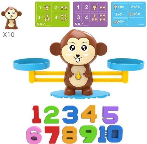 Aganta Monkey Balance Toy Maths Games For Kids Balance Games Toys Match ...