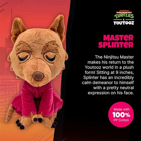 You Tooz Youtooz Master Splinter Plush 9 Inch, Soft India | Ubuy
