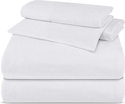 Amazon.com: Utopia Bedding Queen Sheet Set - Jersey Knit Sheets 4 Piece ...