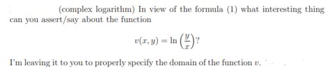 Image result for Complex Logarithm Examples
