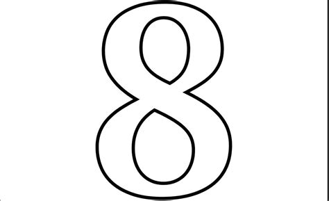 Image result for Number 8 Drawing