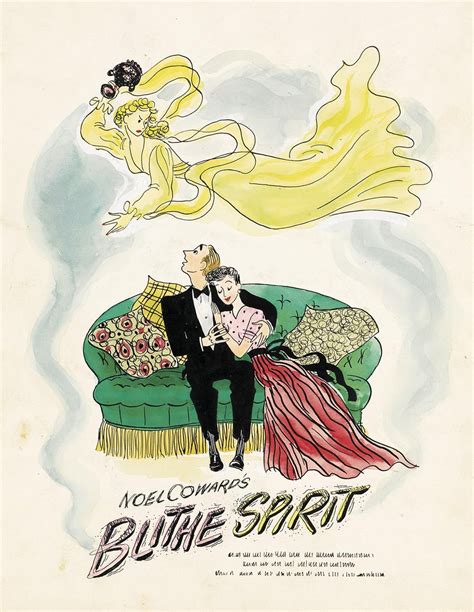 Noel Coward's Blithe Spirit ad by Constantin Alajalov : r/ImaginarySpirits