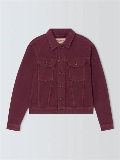 Deus ex Machina Sissyphean Denim Jacket, Dark Red