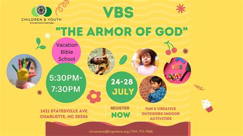 VBS 2023: VACATION BIBLE SCHOOL "THE ARMOR OF GOD", C N Jenkins ...