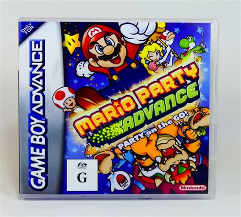 Mario Party Advance - GBA Replacement Case – GameCaseCaveAU