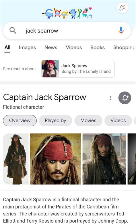 Did you mean, 'Captain' Jack Sparrow? - Brainly.in