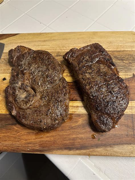 First attempt at reverse sear. : r/steak