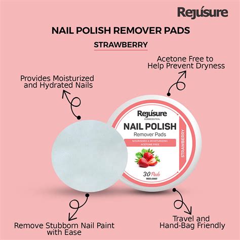 Rejusure Nail Polish Remover Pads Combo – Nourished & Moisturizing