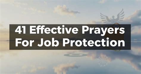 Image result for Prayer for Job Protection
