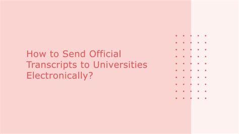 Image result for How to Transfer Official Transcripts