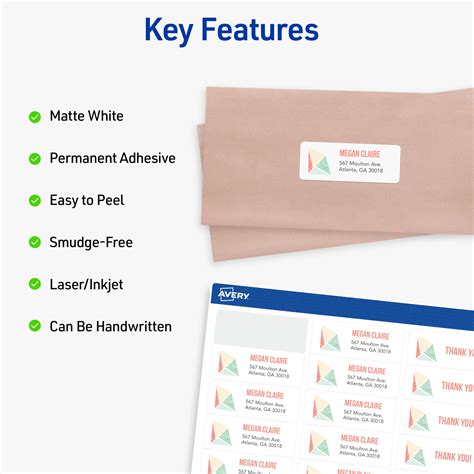 Easy Peel® Address Labels with Sure Feed® 18160 | Avery | Avery