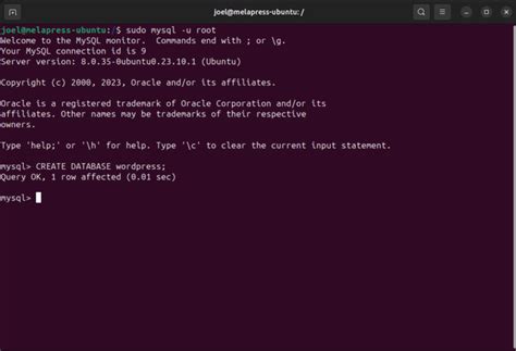 Image result for Create MySQL Database for WordPress
