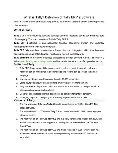 Image result for Tally Definition Language Tutorial