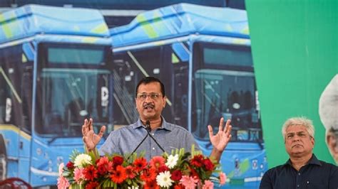 Kejriwal flags off 97 high-tech electric buses