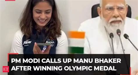 'Means a lot to me...': Manu Bhaker reacts to interaction with PM Modi ...